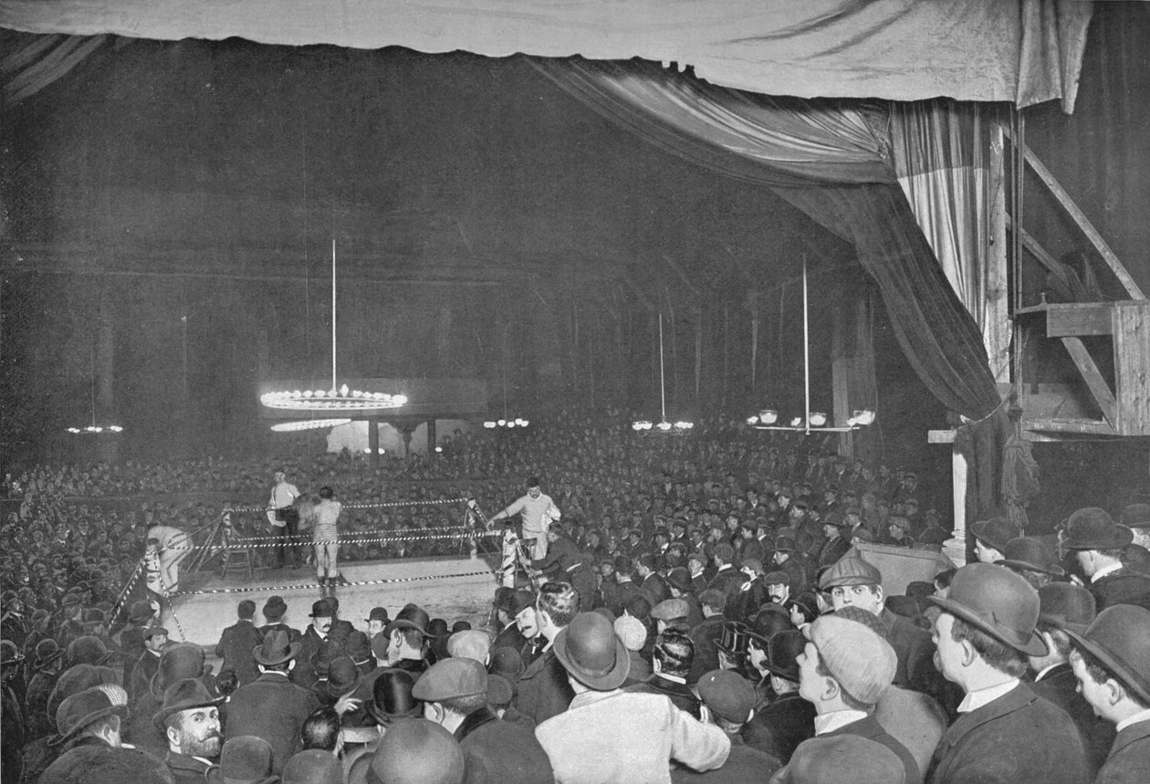 Boxning i Wonderland, London, c1903 1903 av Unbekannt