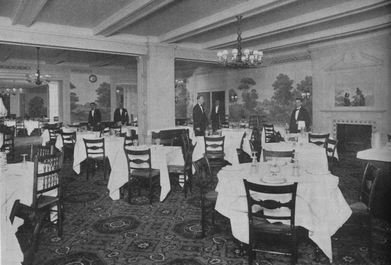 Frukostrum, Roosevelt Hotel, New York City, 1924 av Unbekannt
