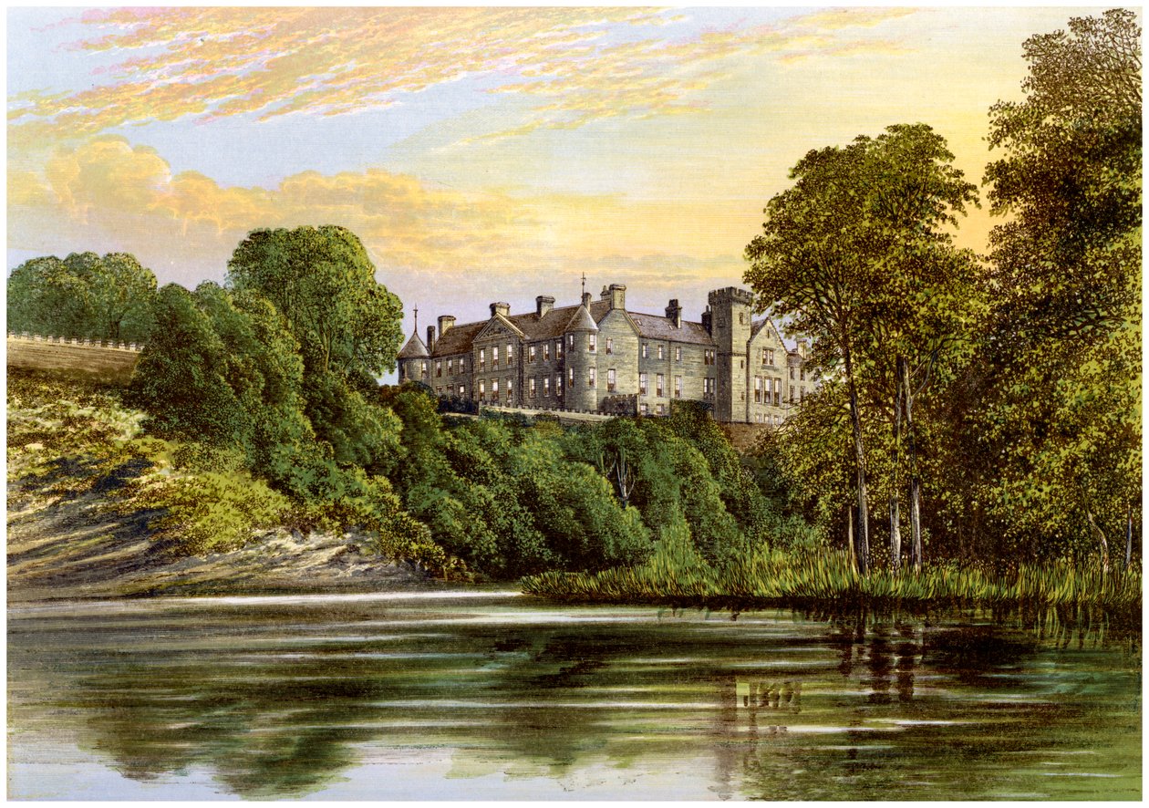 Brechin Castle, Brechin, Angus, Skottland, hem för Earl of Dalhousie, c1880 av Unbekannt