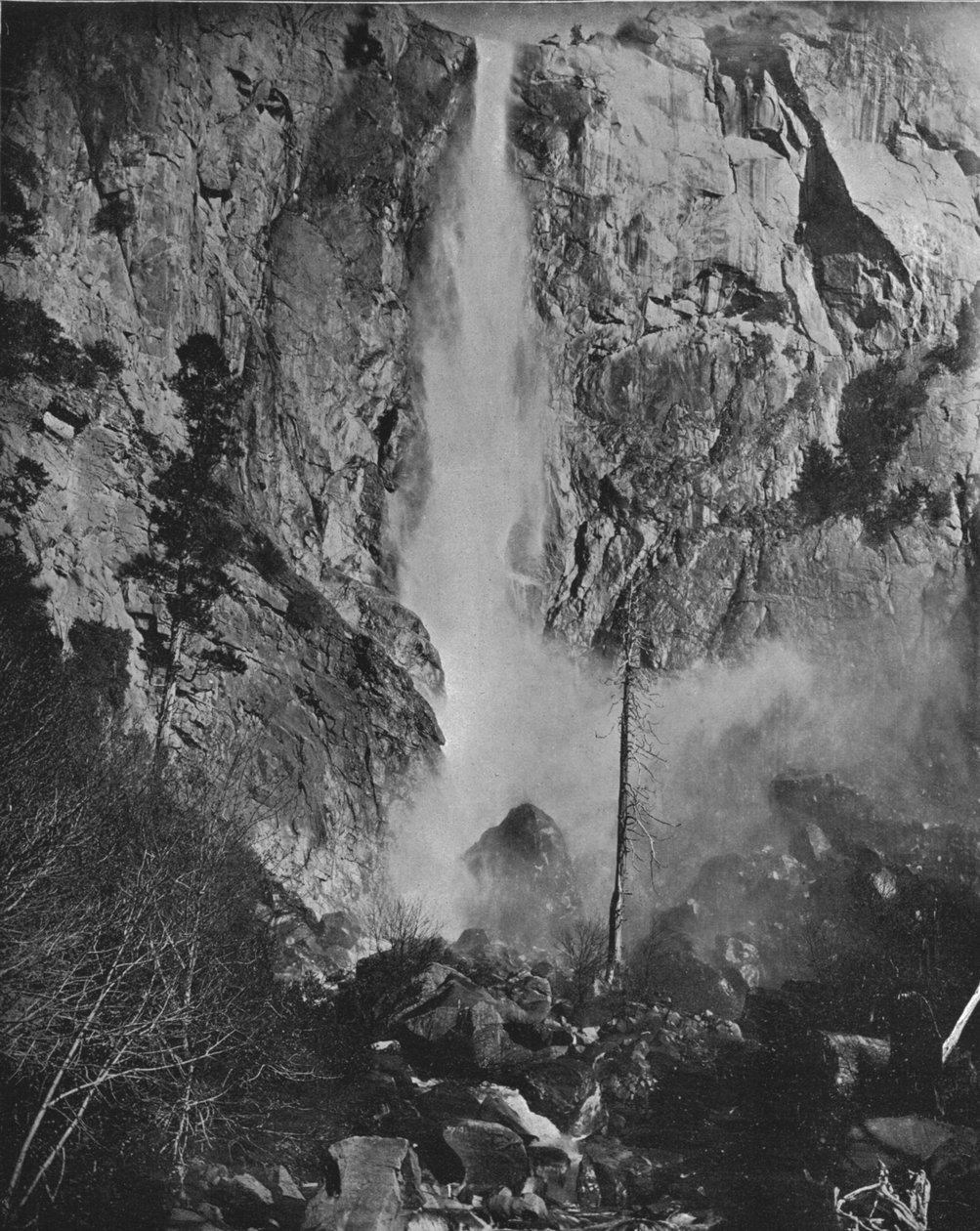 Bridal Veil Fall, Yosemite, Kalifornien, USA, c1900. av Unbekannt