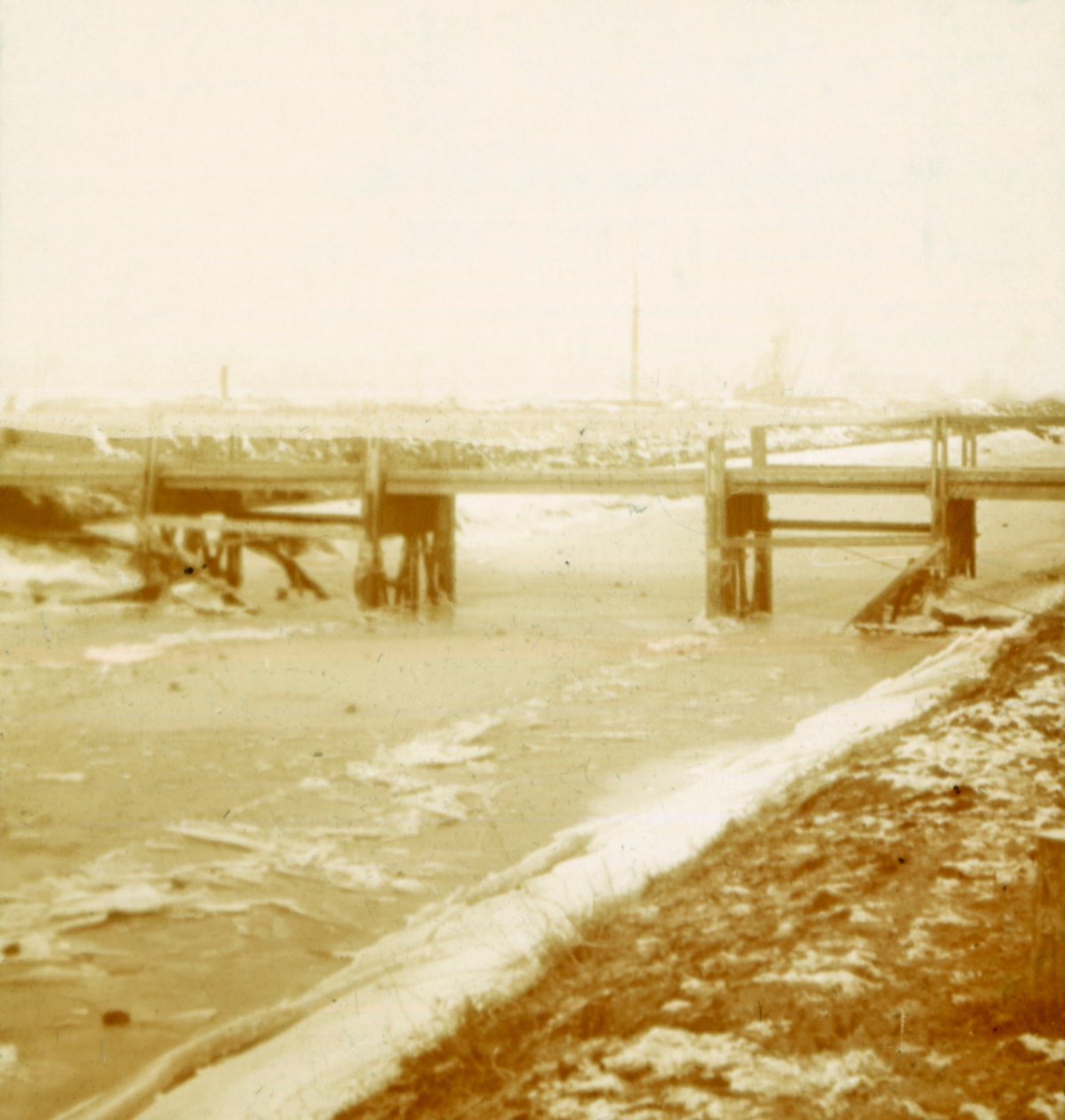 Bron vid Poperinge, Flandern, Belgien, c1914-c1918 av Unbekannt