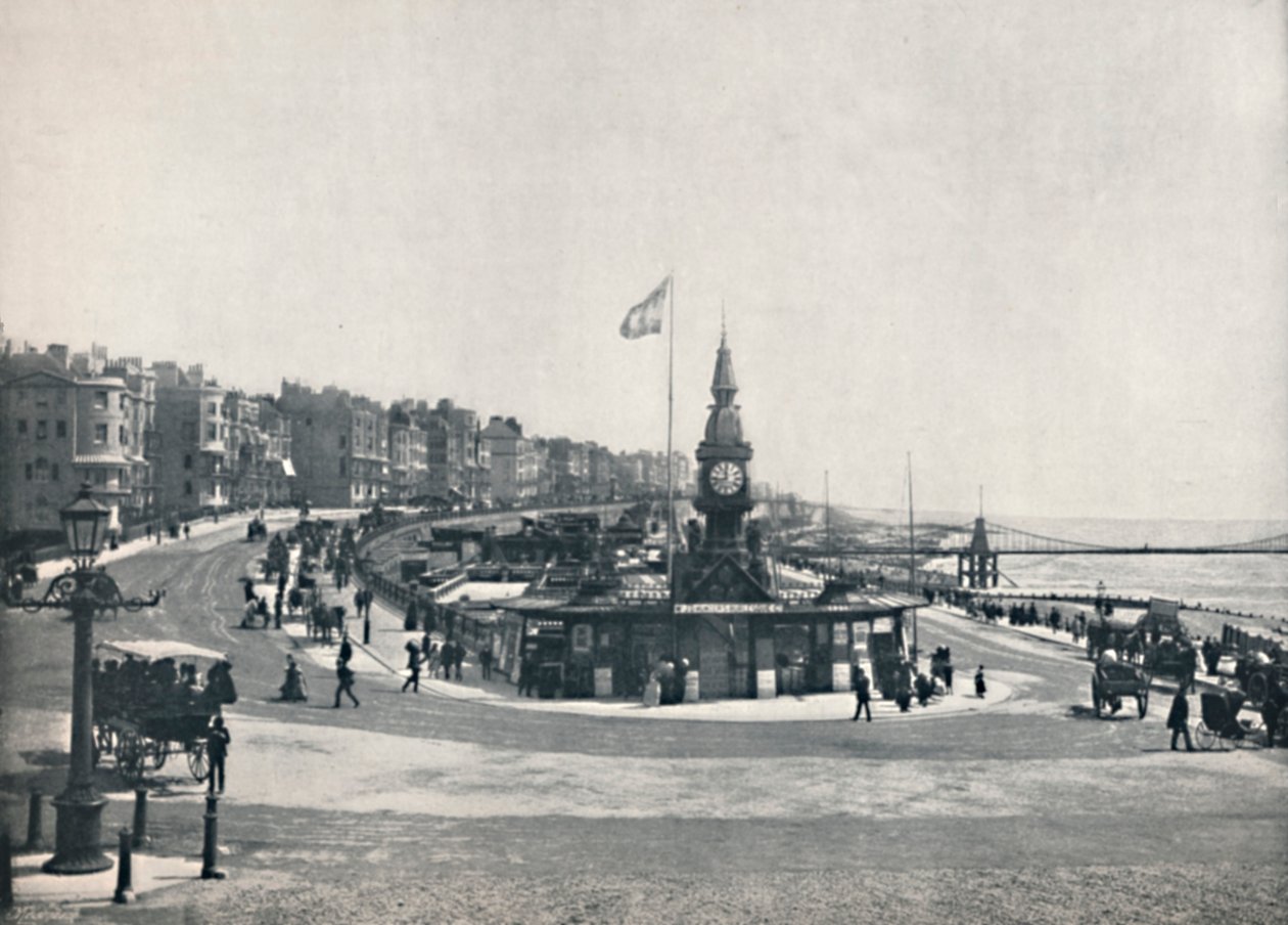 Brighton - Entré till akvariet, visar kedjepiren, 1895 av Unbekannt