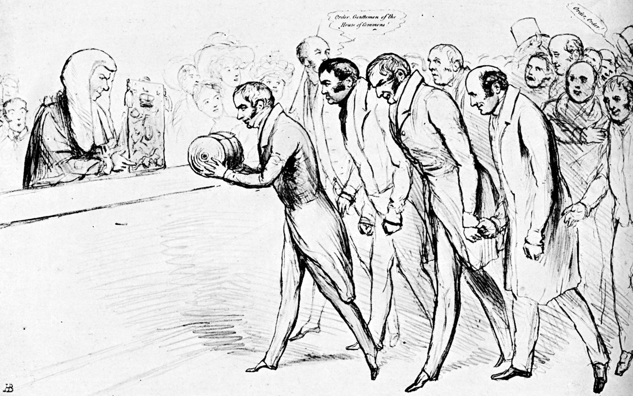 Bringing Up Our Bill, c1832 c1905 av Unbekannt