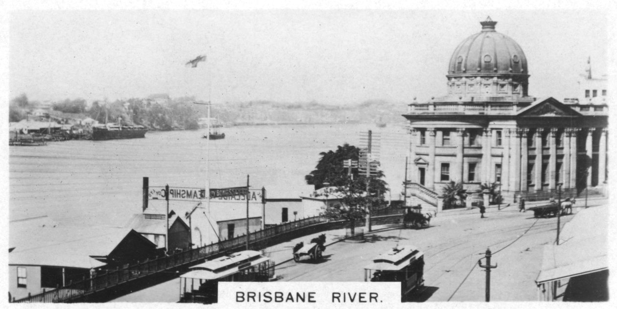 Brisbane River, Queensland, Australien, 1928 av Unbekannt