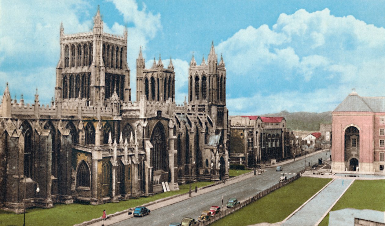 Bristol Cathedral, c1940-talet av Unbekannt
