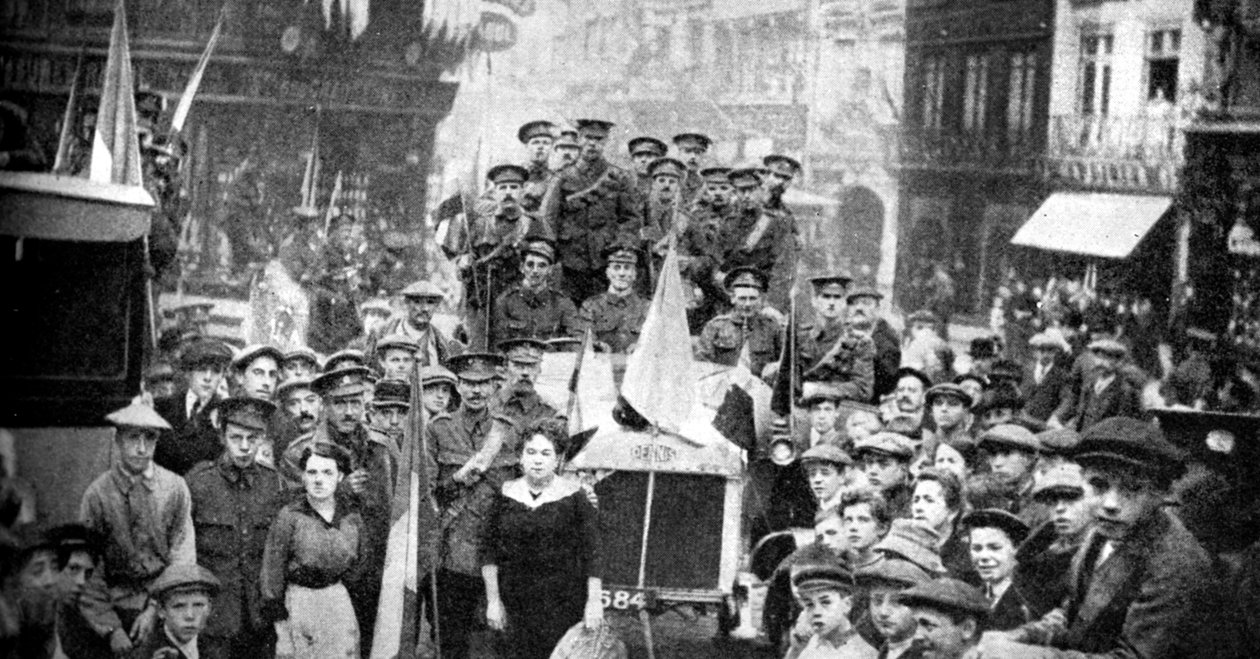 Brittisk expeditionsstyrka i Rouen, Frankrike, första världskriget, 1914 av Unbekannt
