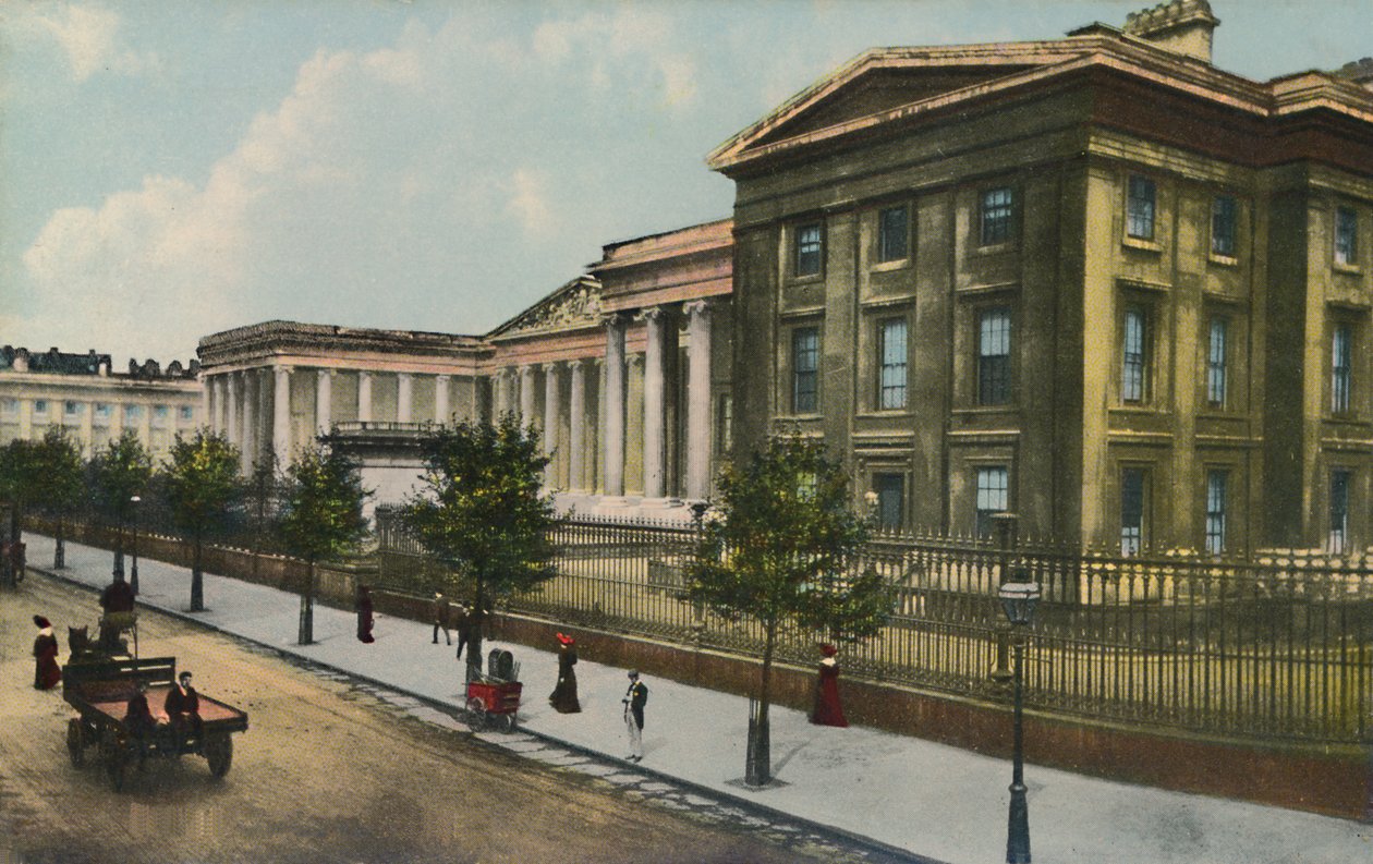 British Museum, London, c1900-talet. av Unbekannt