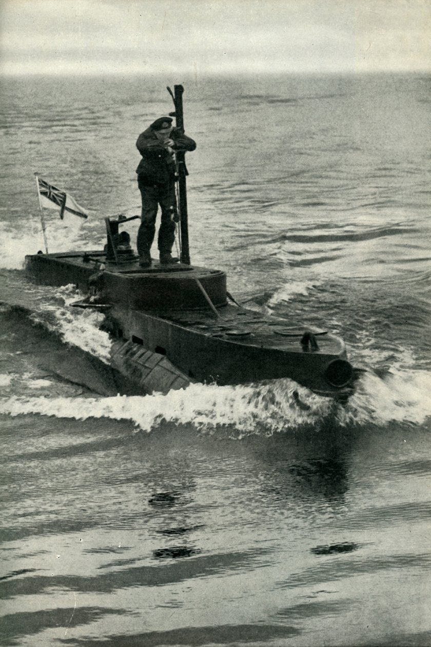 Brittisk X-Craft midget-ubåt, andra världskriget, 1945. av Unbekannt