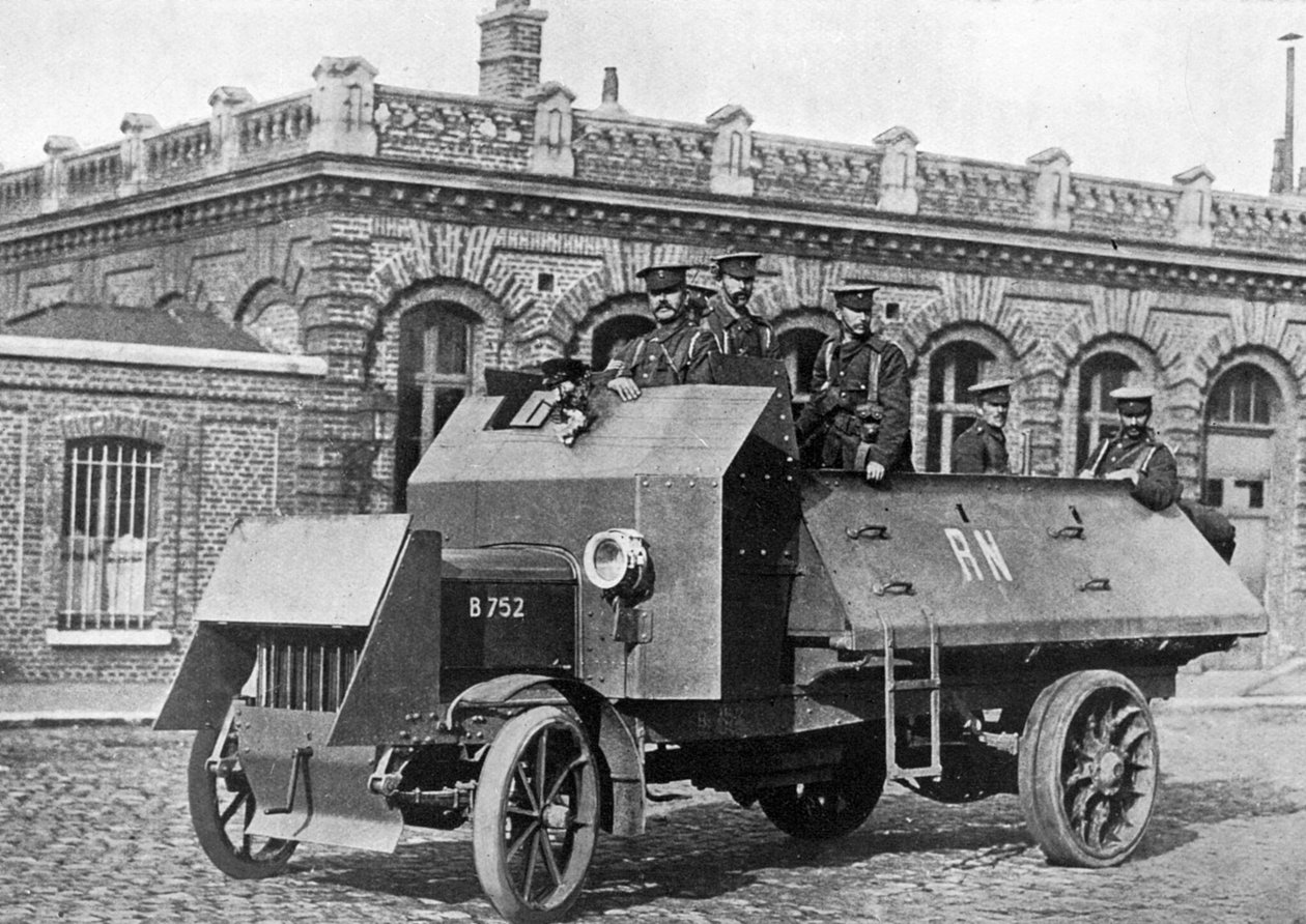 Brittiskt pansarfordon, första världskriget, 1914-1918, c1920 av Unbekannt