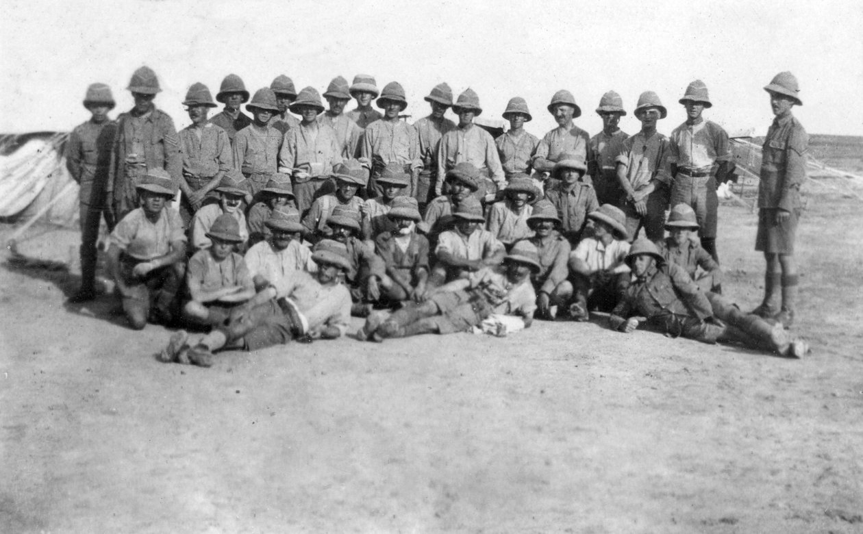 Brittisk armé C-gruppsavdelning, Mesopotamien, första världskriget, 1918 av Unbekannt