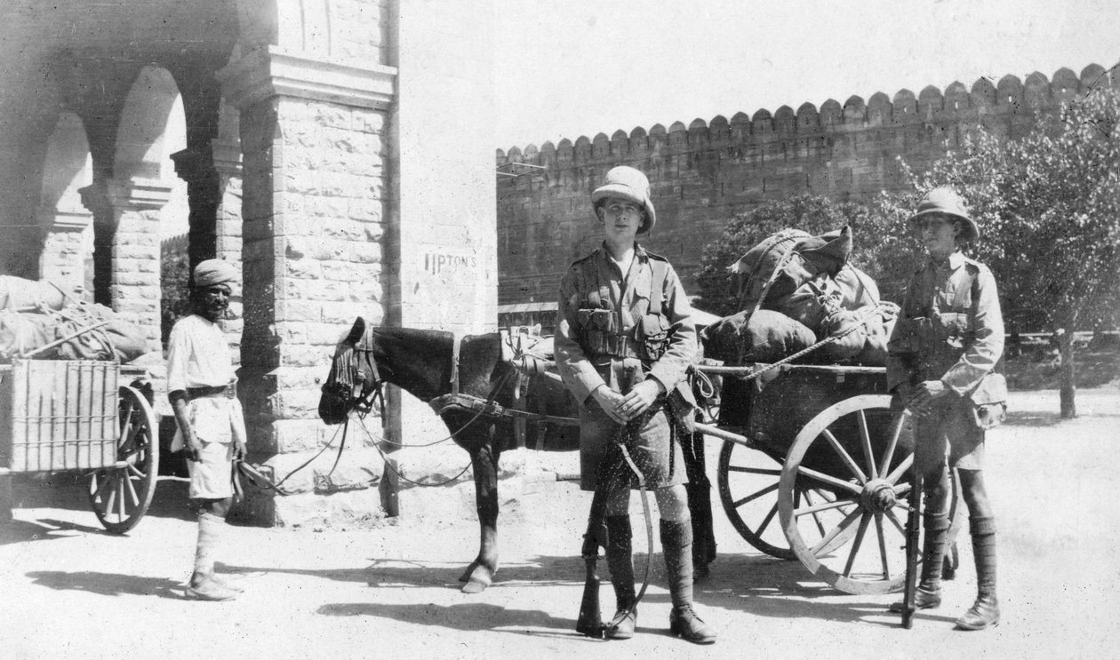 Brittisk armétransport, Agra, Indien, 1916-1917 av Unbekannt