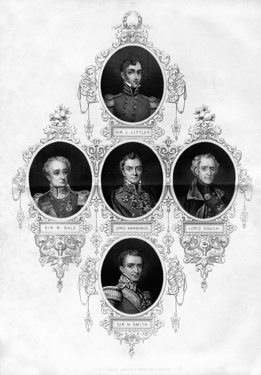 Brittiska militärfigurer och fältmarskalker, 1837 av Unbekannt