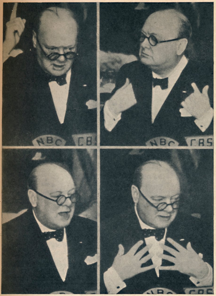 Broadcasting to the Empire and America, c1945. av Unbekannt