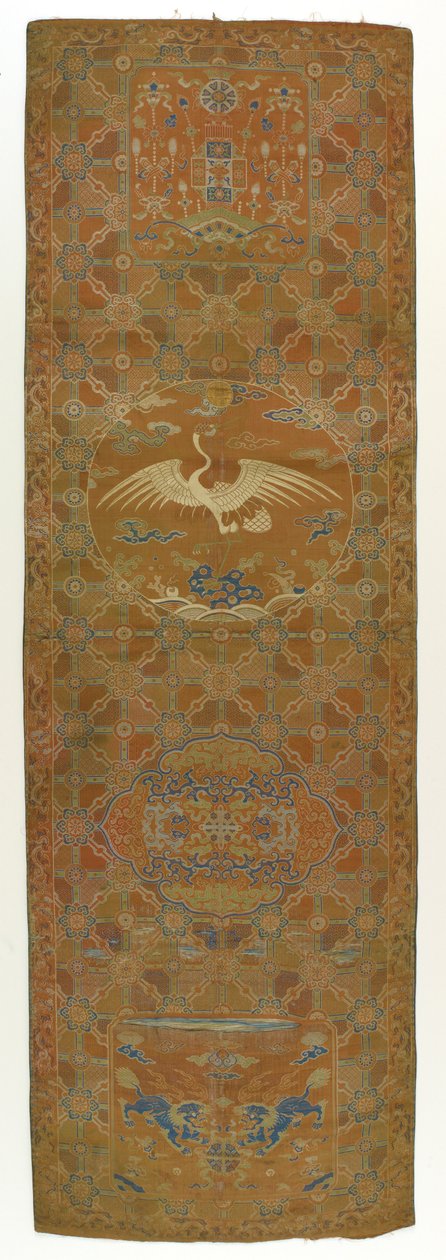 Brokadpanel, Qingdynastin, 1700-tal. av Unbekannt