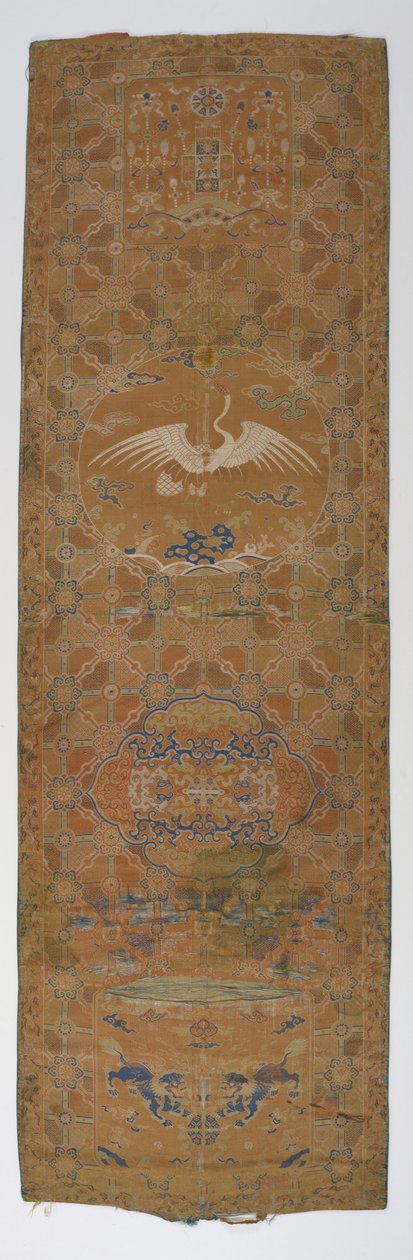Brokadpanel, Qingdynastin, 1700-tal. av Unbekannt
