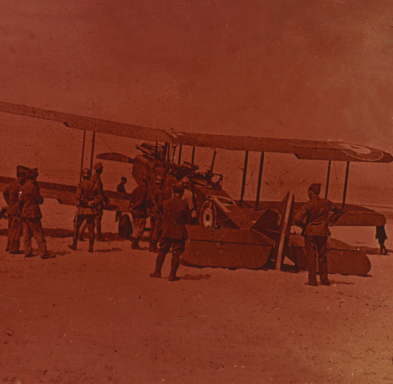 Nedbrutet brittiskt plan, c1914-c1918. av Unbekannt
