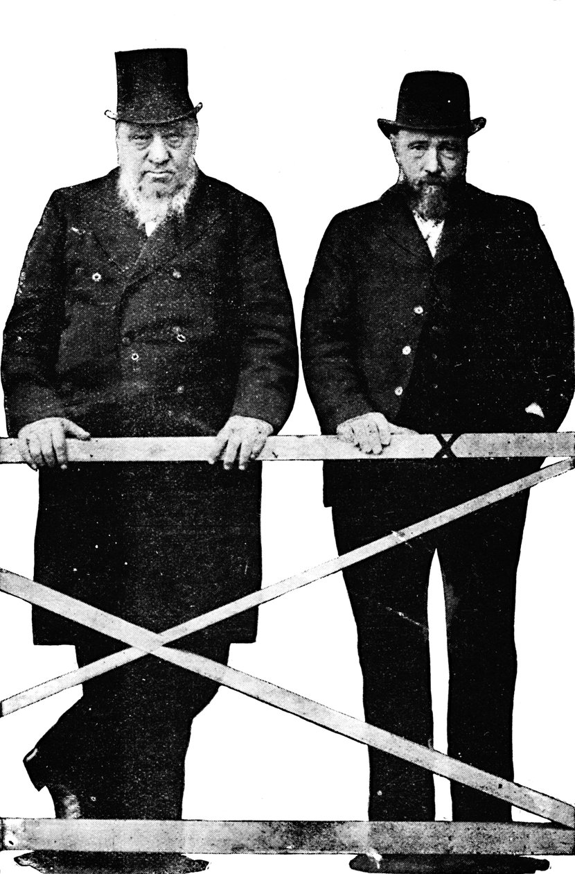 Broder Boers vid baren, 1900 av Unbekannt