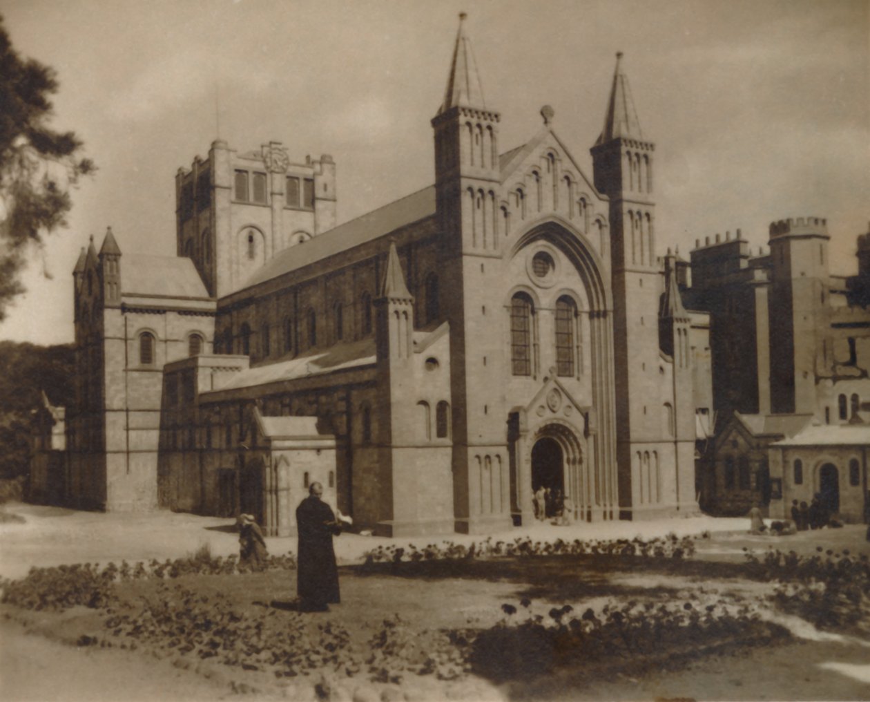 Buckfast Abbey Church, N.W, sent 1800-tidigt 1900-tal av Unbekannt