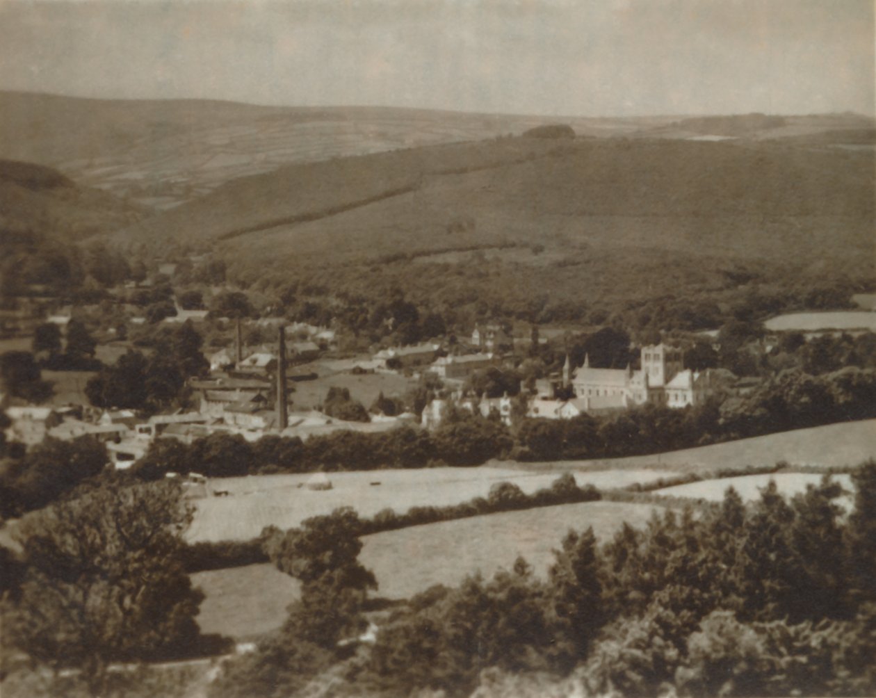 Buckfast Abbey och Dartmoor, sent 1800-tidigt 1900-tal av Unbekannt