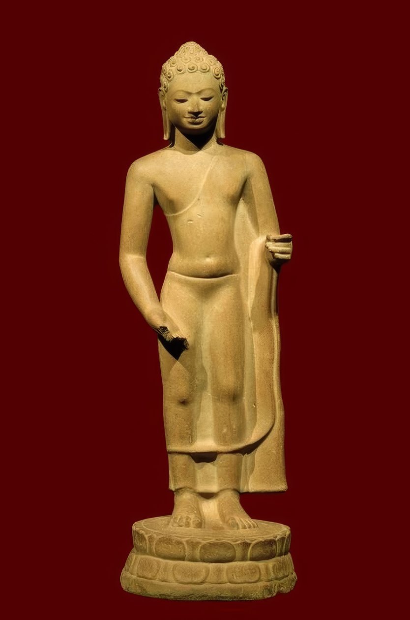 Buddha Cambodian, pre-Angkor period, 700-talet av Unbekannt