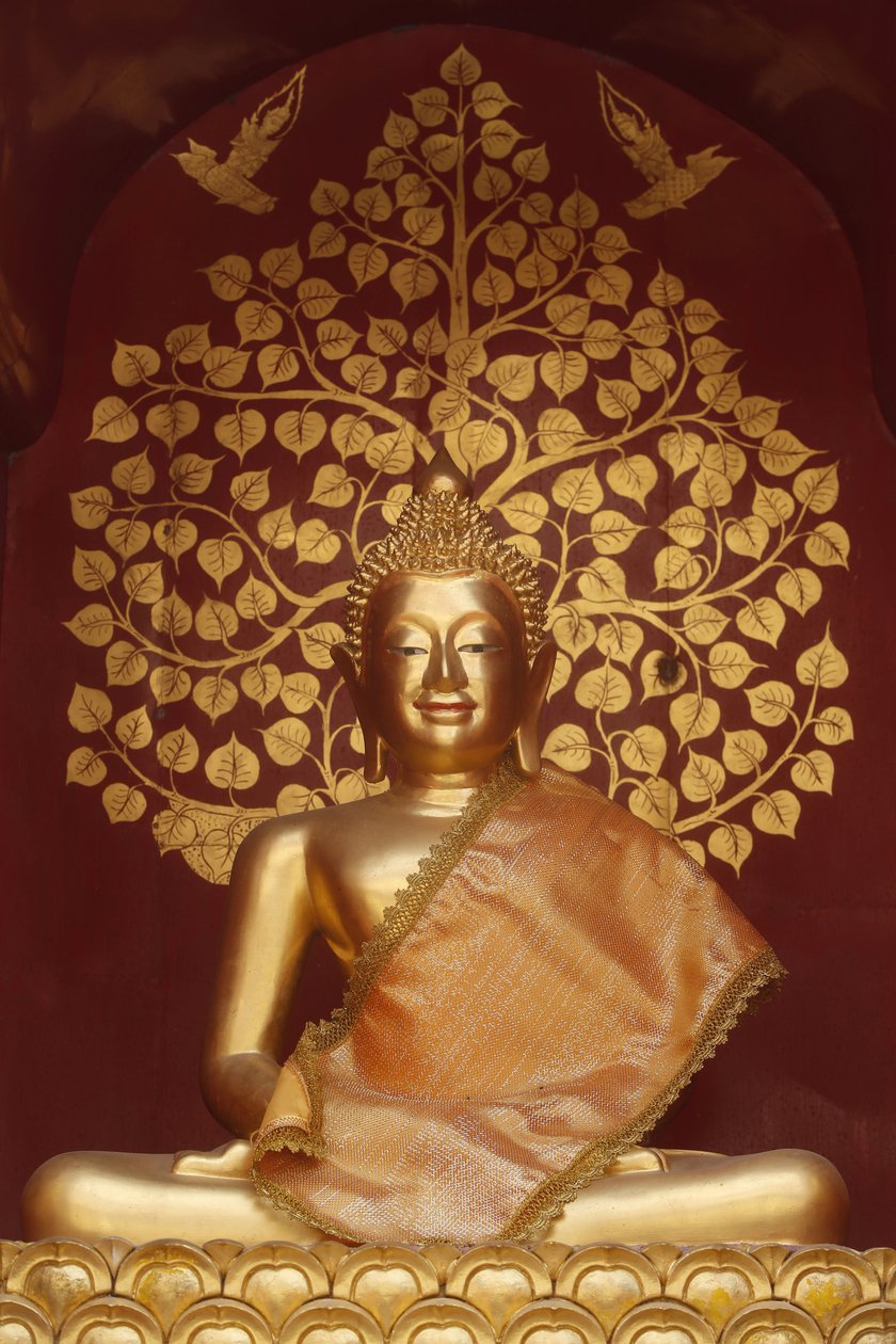 Buddhastaty i Wat Phan On, Chiang Mai. Thailand av Unbekannt