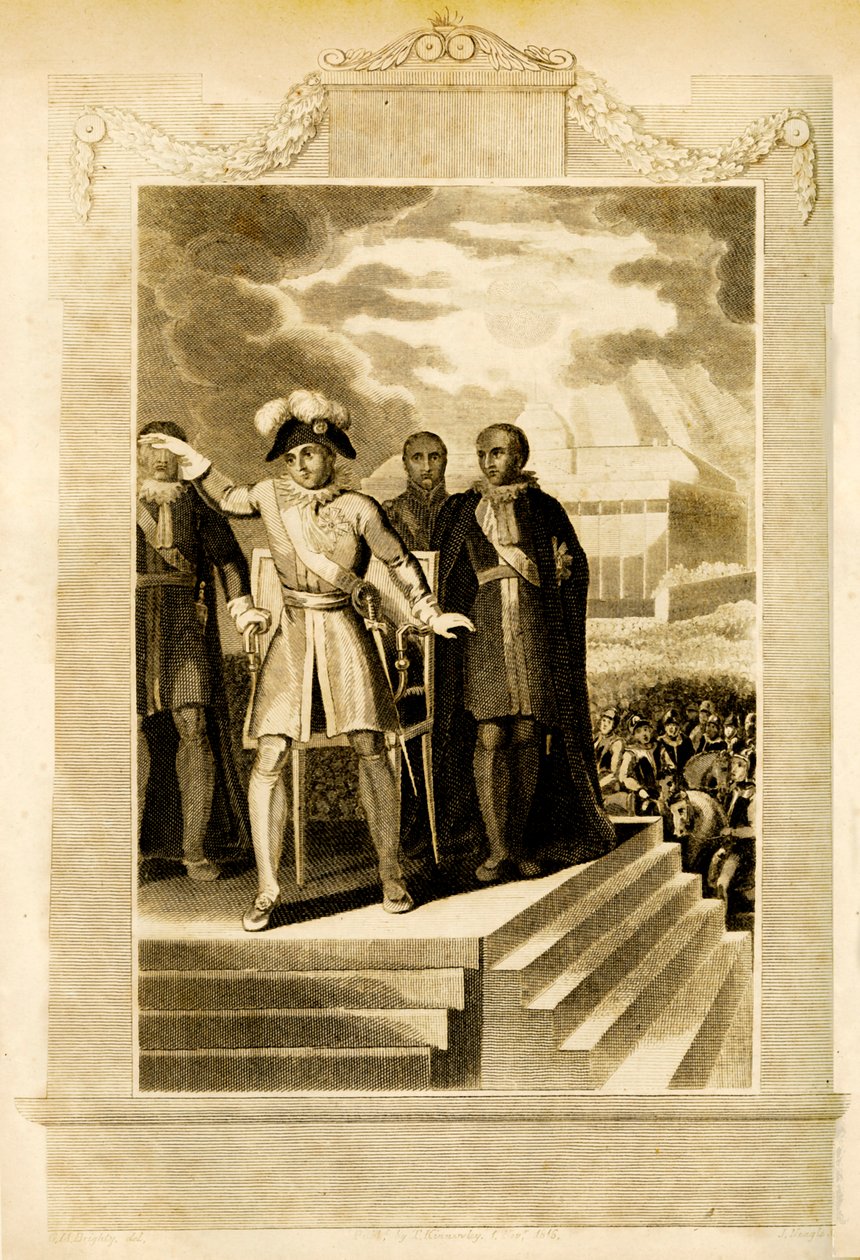 Buonaparte på fältet i maj 1816. av Unbekannt