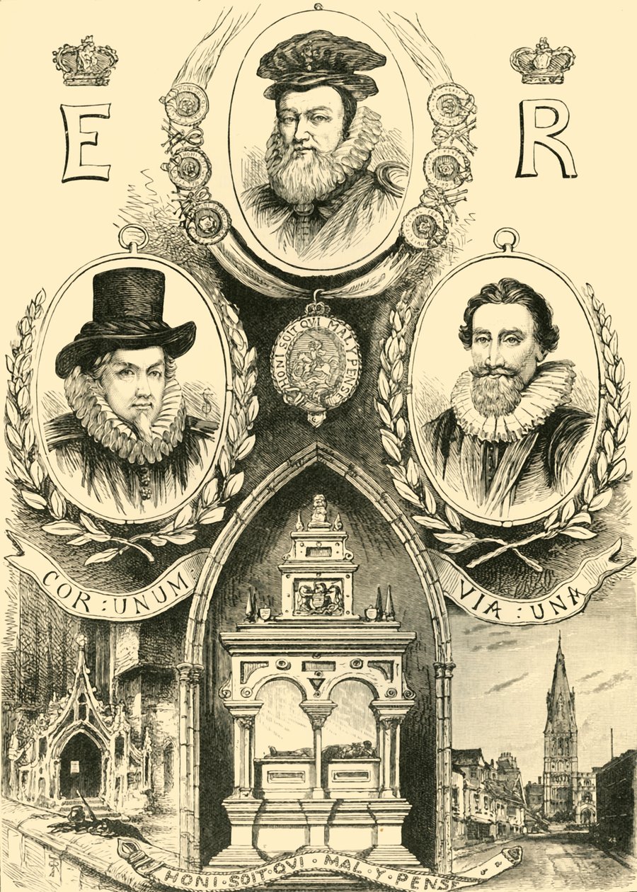 Burghley porträtt, 1898. av Unbekannt