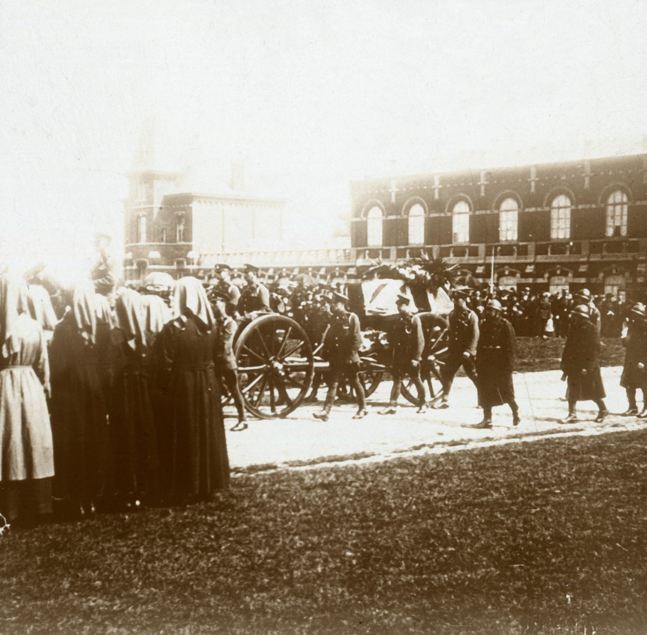 Edith Cavells begravning, Bryssel, Belgien, 1915 av Unbekannt