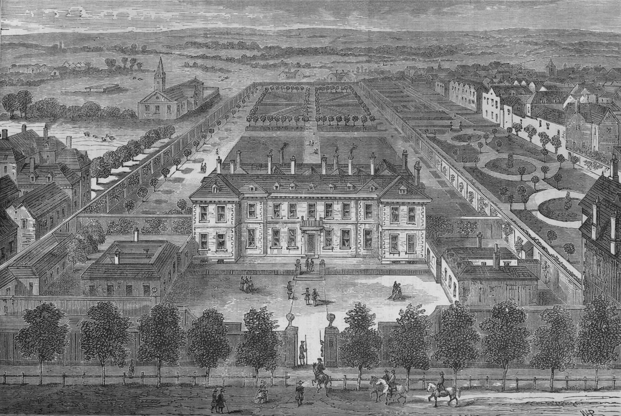 Burlington House, Westminster, London, omkring 1700, c1875 1878 av Unbekannt