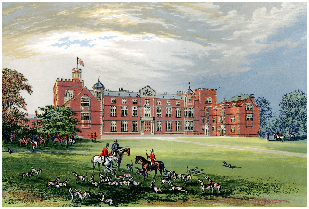 Burton Constable, Yorkshire, hem för Baronet Constable, c1880 av Unbekannt