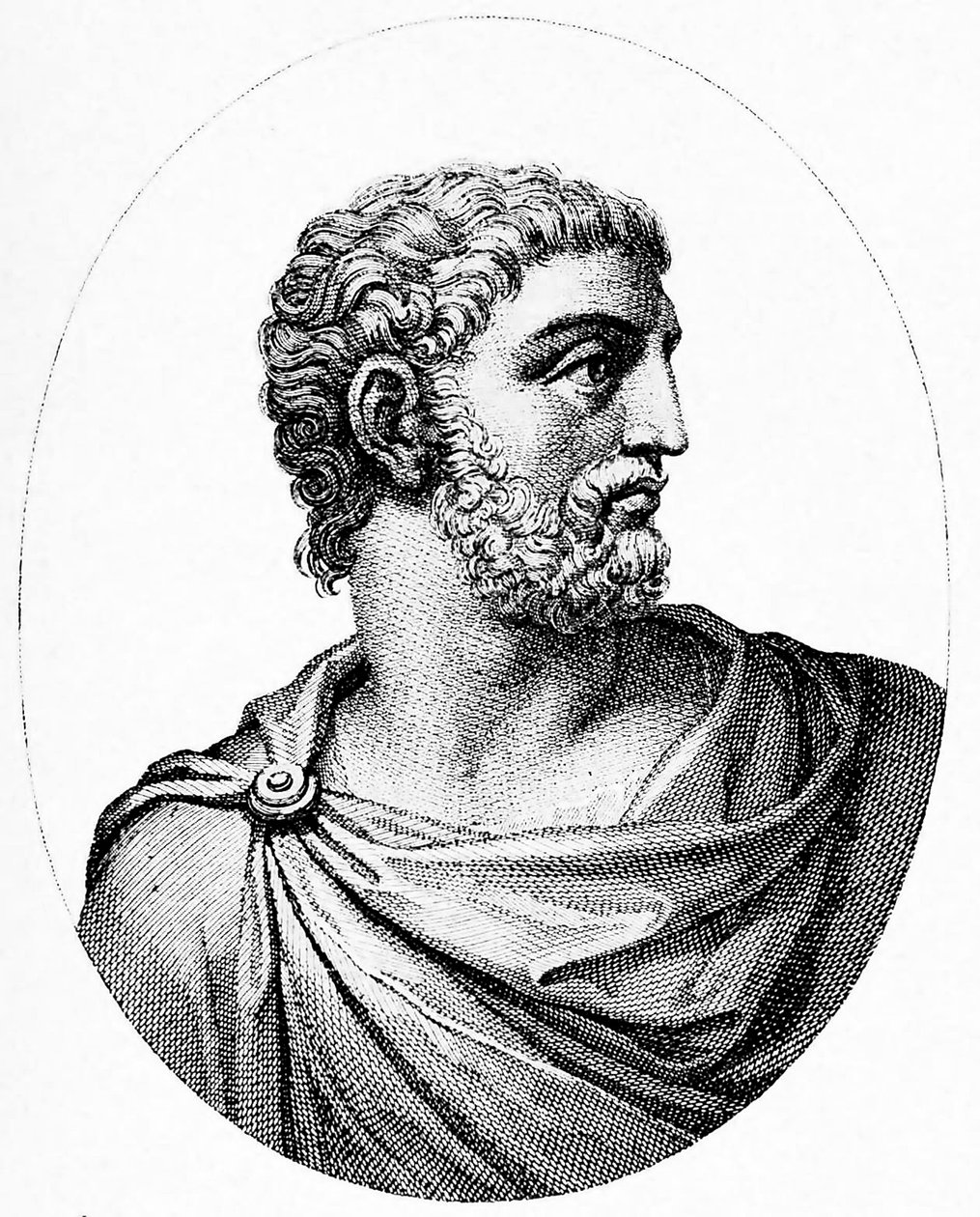 Byst av Alcibiades av Unbekannt