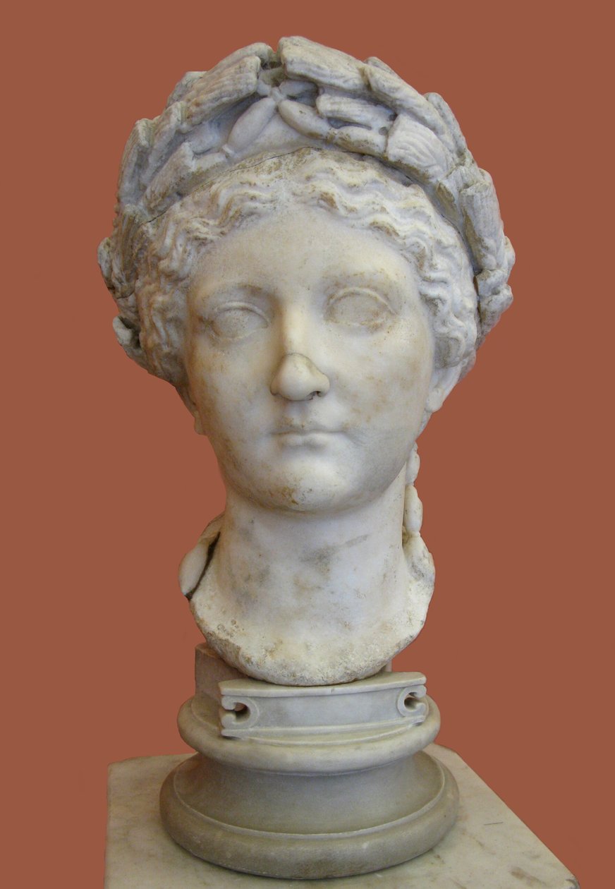 Byst av Livia Drusilla, 1:a H. 1:a århundradet. AD av Unbekannt