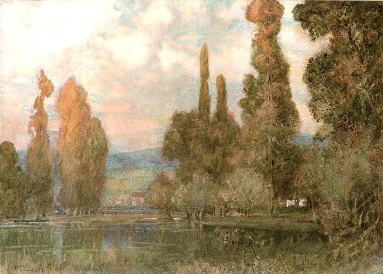 Vid sjöns kant, 1902. av Unbekannt