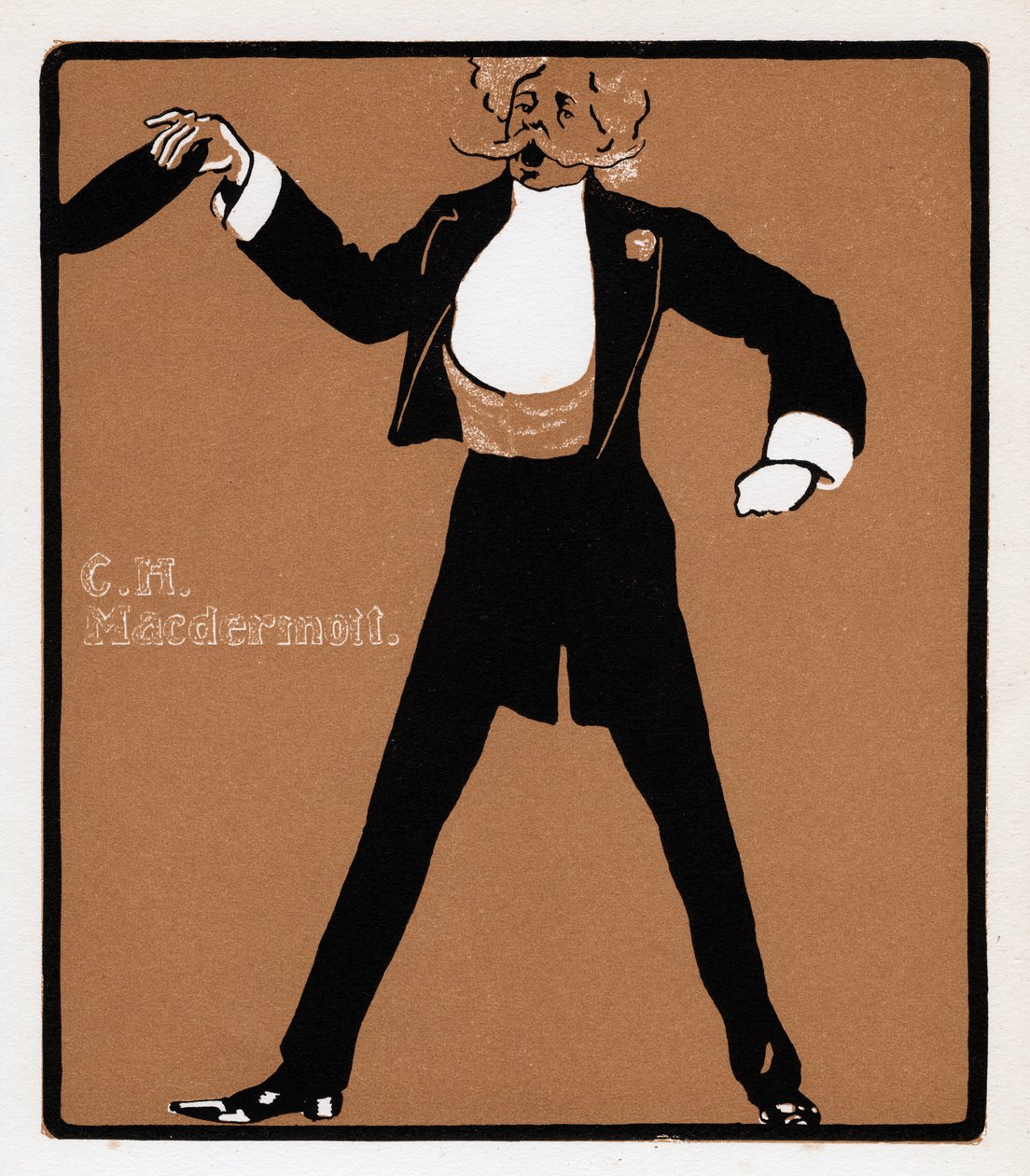 CH MacDermott 1845-1901, musikhusstjärna, sent 1800-tal av Unbekannt