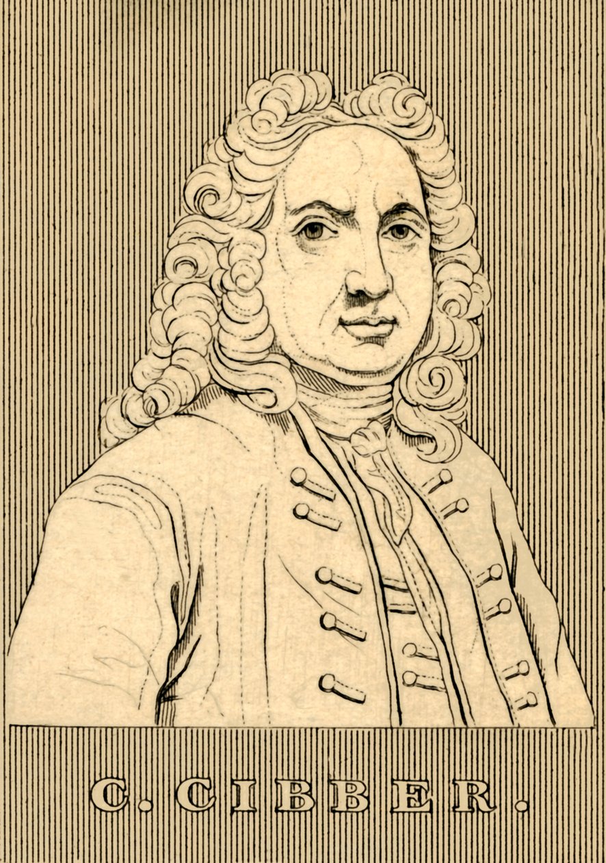 C. Cibber, 1671-1757, 1830. av Unbekannt