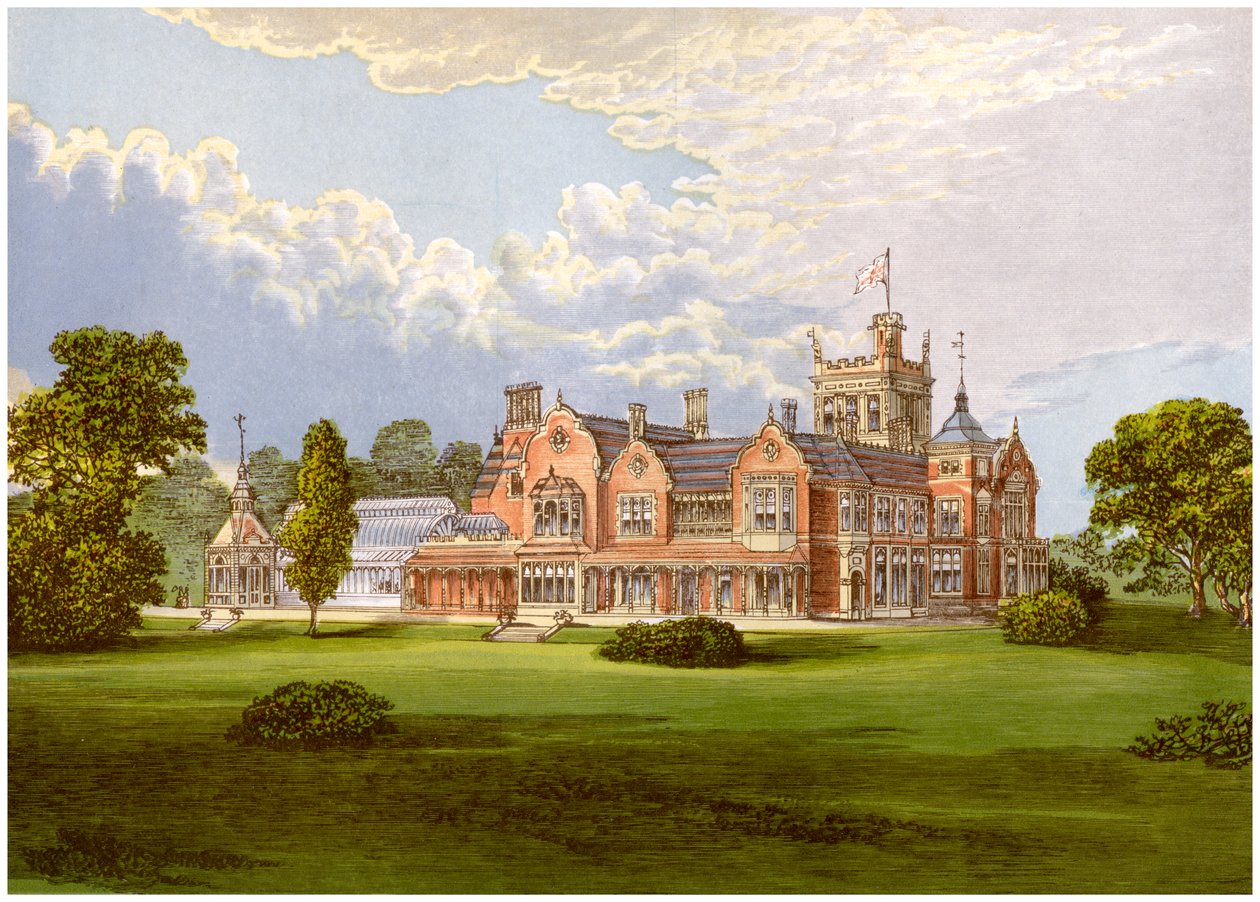 Caen Wood Towers, Middlesex, hem för familjen Reckitt, c1880 av Unbekannt