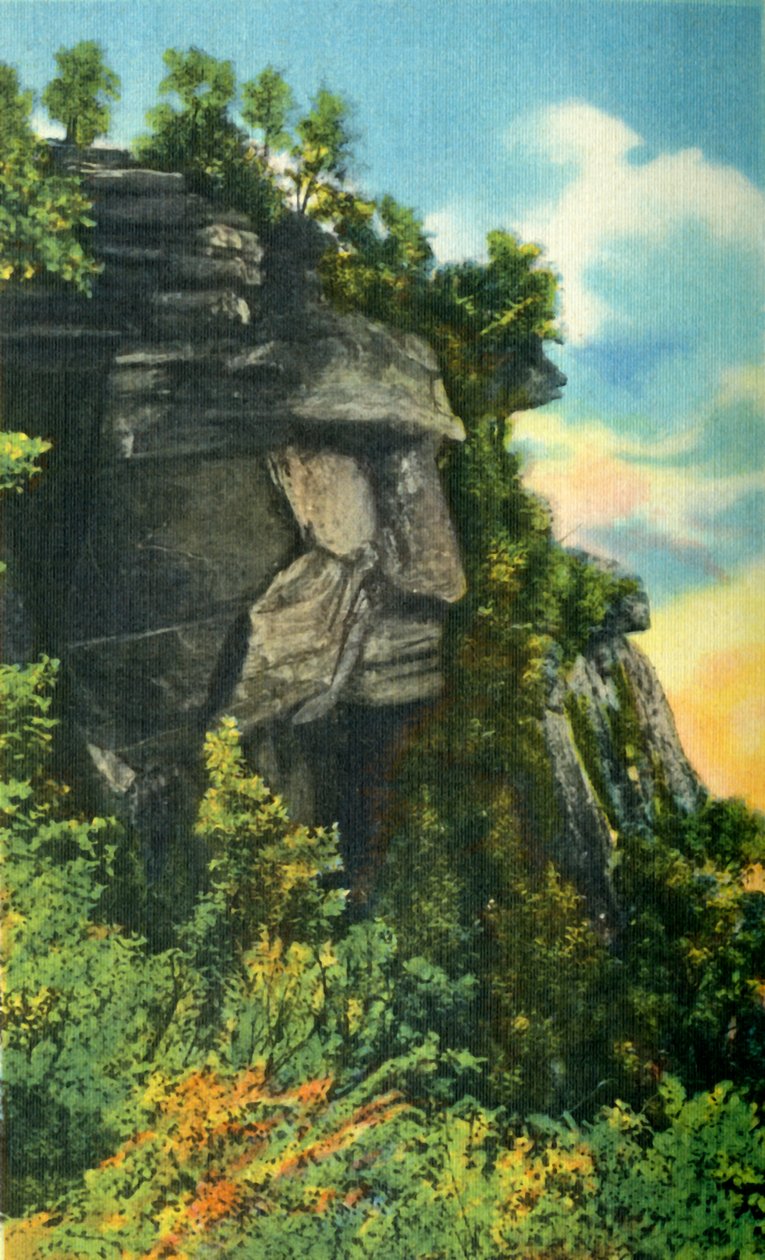 Caesars Head, höjd 3 227 fot, högsta punkten i South Carolina, 1942. av Unbekannt