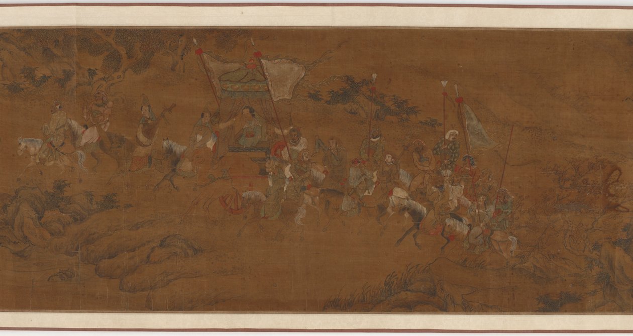 Cai Wenji Återvänder till Kina, 1500-1600-talet. av Unbekannt