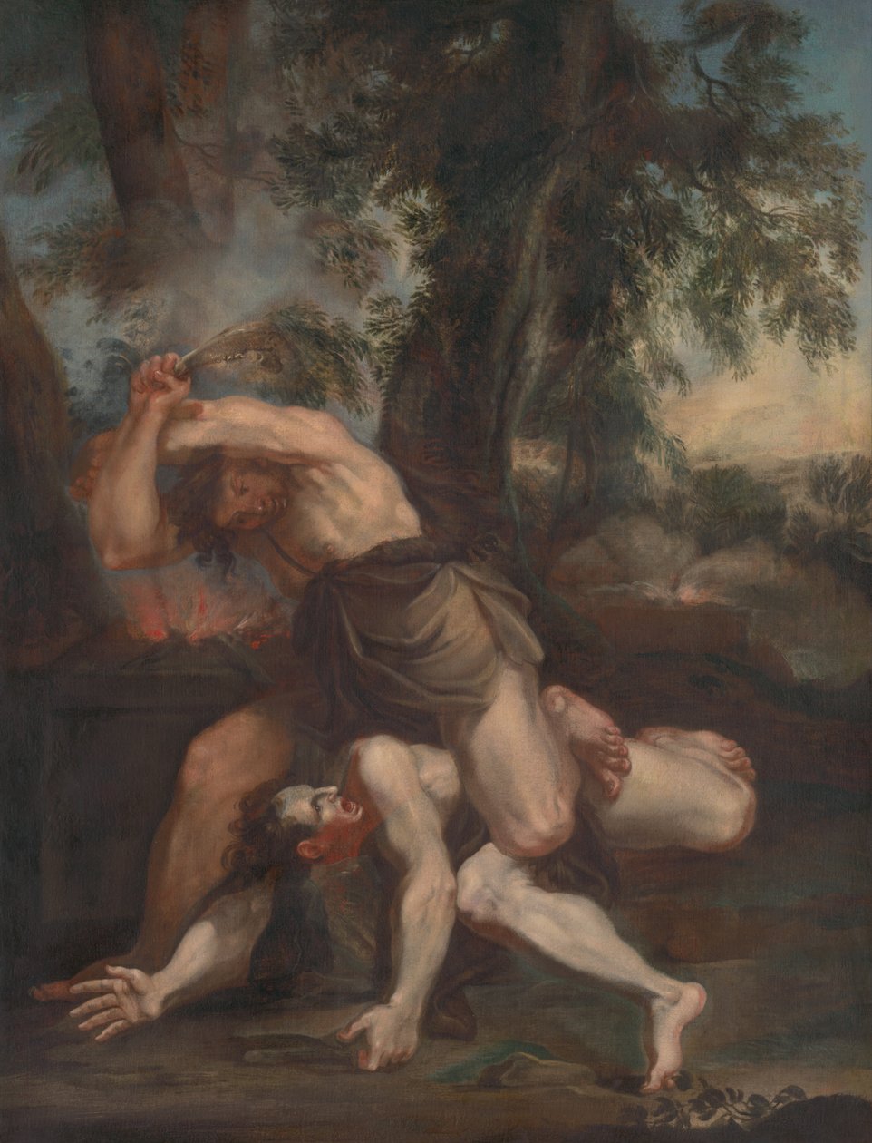 Cain and Abel av Unbekannt