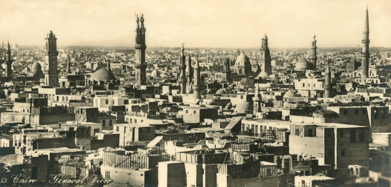 Kairo - Allmän syn, c1918-c1939. av Unbekannt