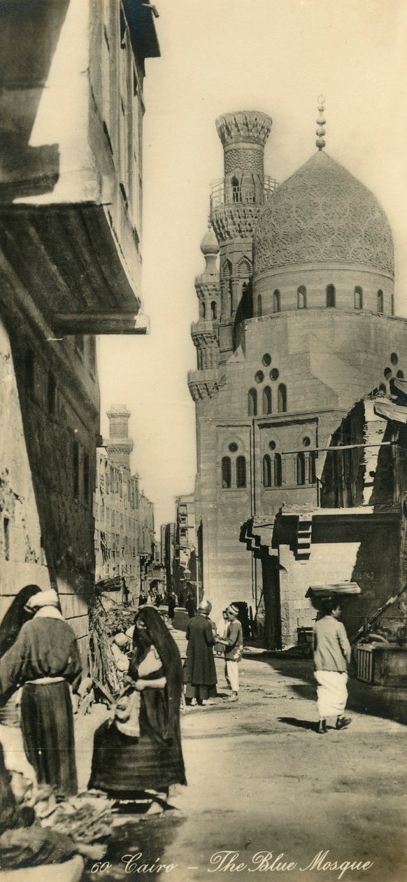 Kairo - Den blå moskén, c1918-c1939. av Unbekannt