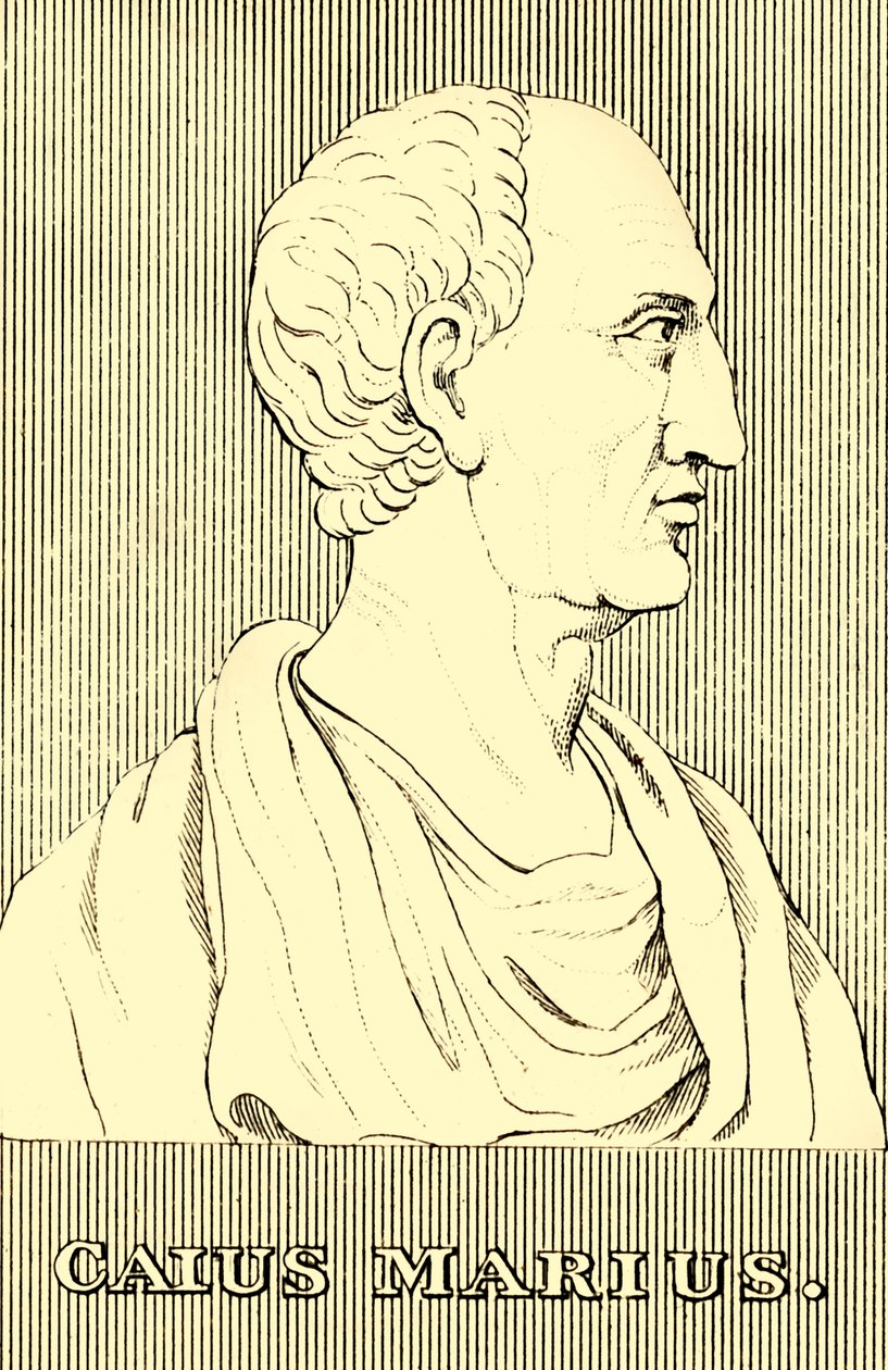 Caius Marius, 157 f.Kr.-86 f.Kr., 1830. av Unbekannt