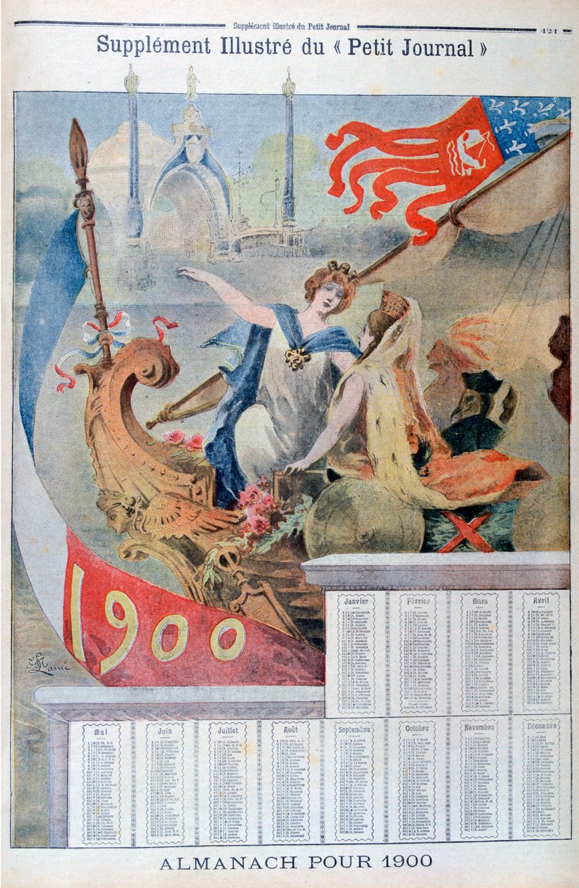 Kalender för 1900 av Unbekannt