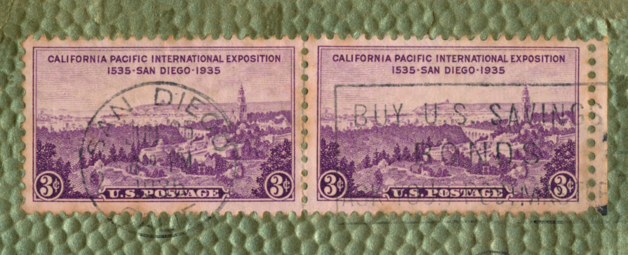 California Pacific International Exposition - USA-frimärke, c1935 av Unbekannt
