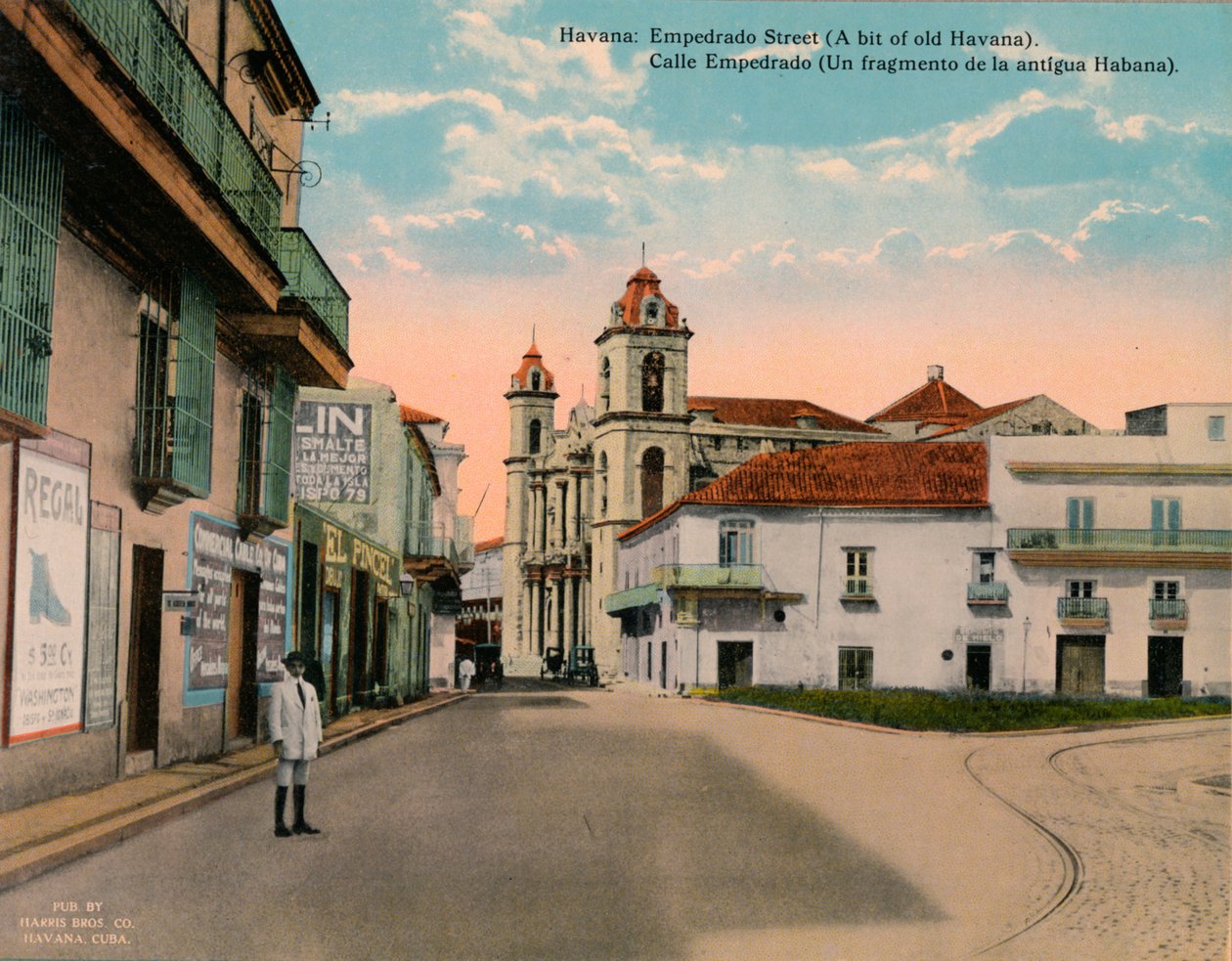 Calle Empedrado, Gamla Havanna, Kuba, c1920 av Unbekannt