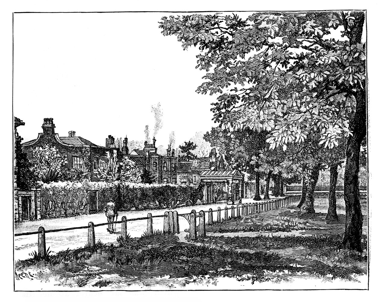 Cambridge Cottage, Kew, London, 1800-talet av Unbekannt