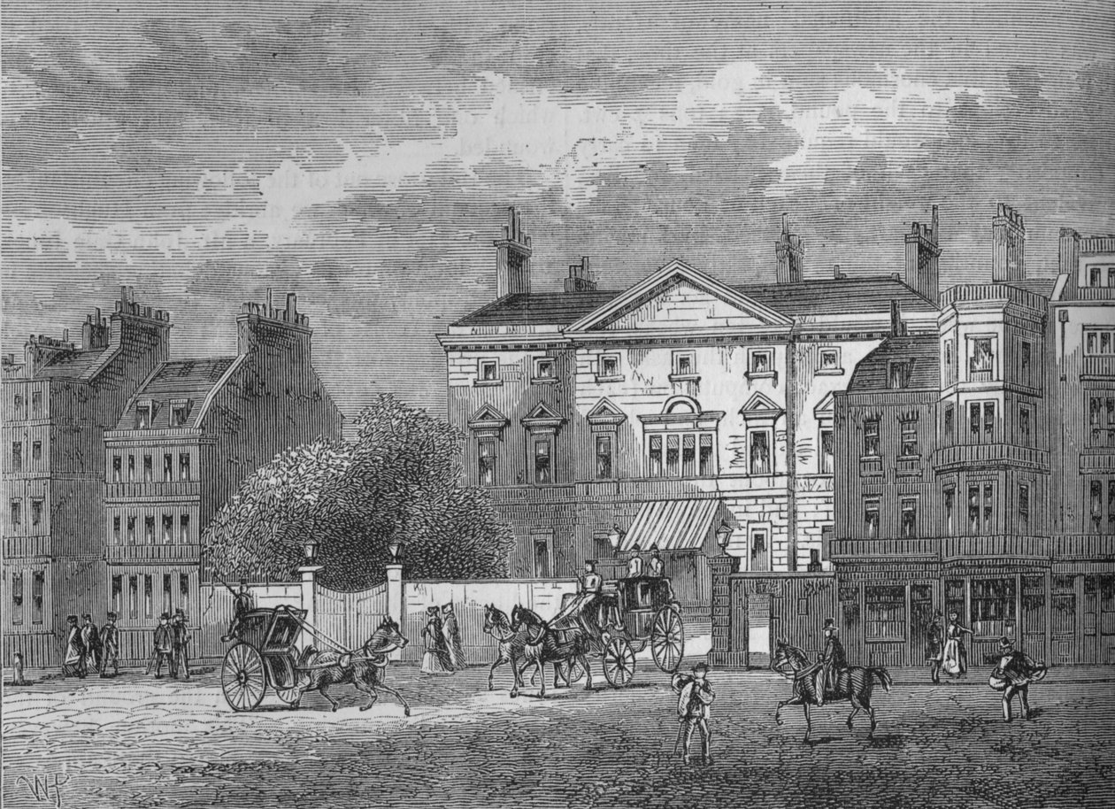 Cambridge House, Westminster, London, c1854 1878 av Unbekannt