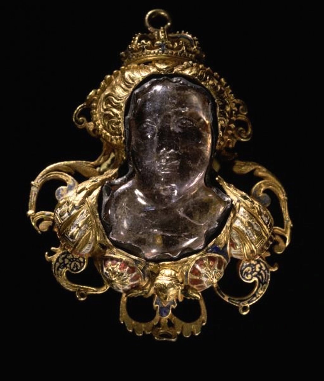 Kameo med byst av Diane de Poitiers 1499-1566, 1500-talet av Unbekannt