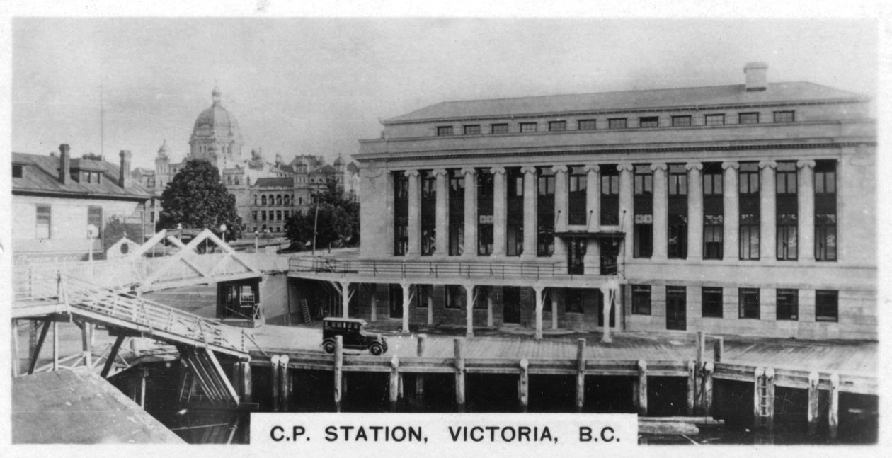 Canadian Pacific Station, Victoria, British Columbia, Kanada, c1920-talet av Unbekannt