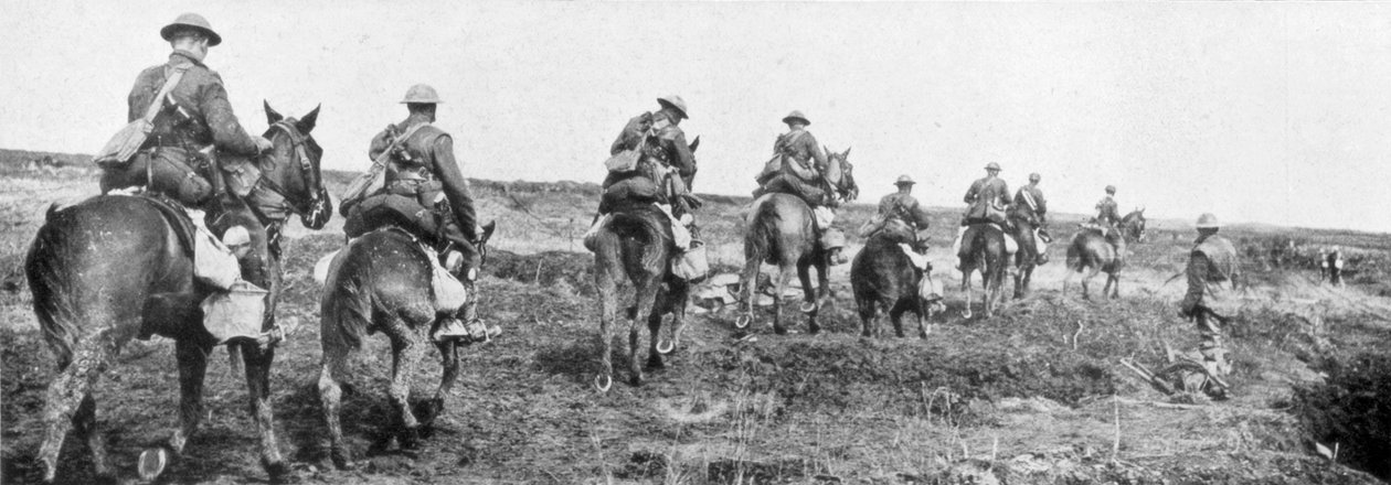Kanadensiskt kavalleri, Vimy, Frankrike, första världskriget, april 1917 av Unbekannt